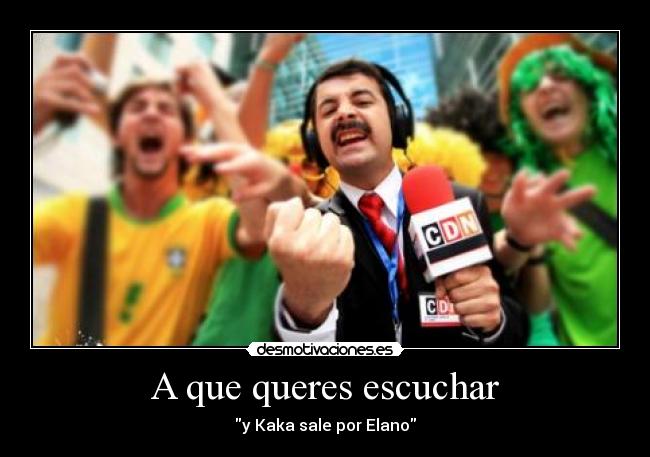 A que queres escuchar -