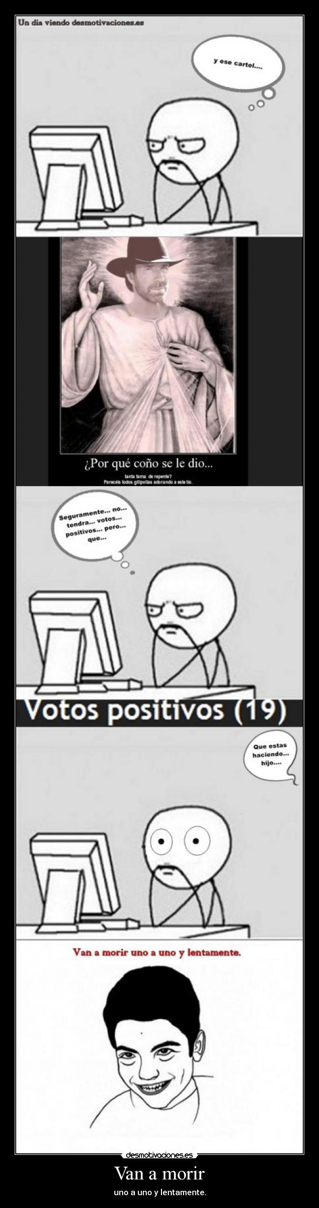 carteles chuk desmotivaciones