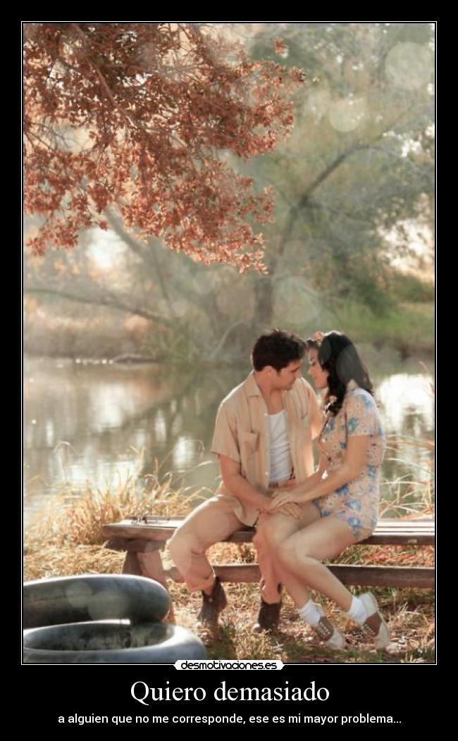 Quiero demasiado -