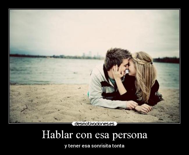 Hablar con esa persona -