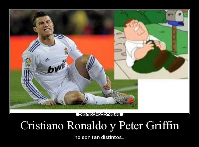 Cristiano Ronaldo y Peter Griffin - 