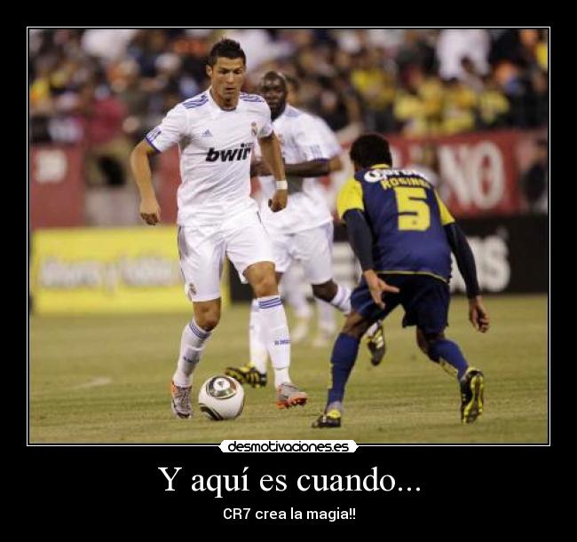 Y aquí es cuando... - CR7 crea la magia!!