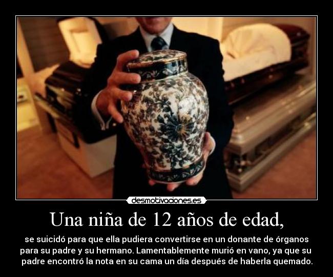 Una niña de 12 años de edad, -