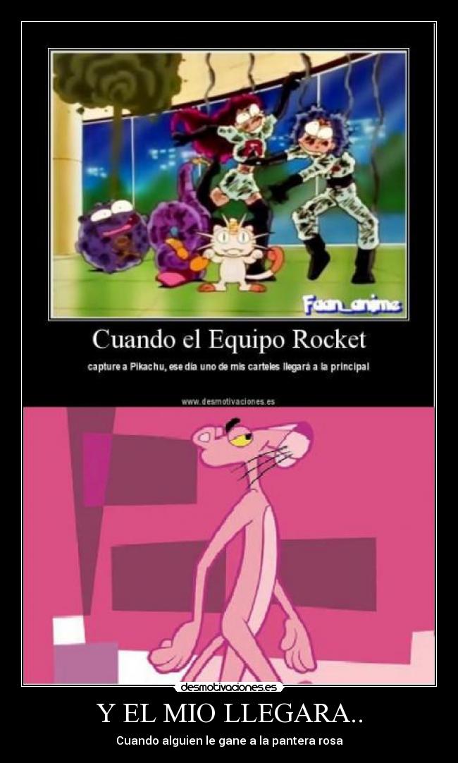 Y EL MIO LLEGARA.. -