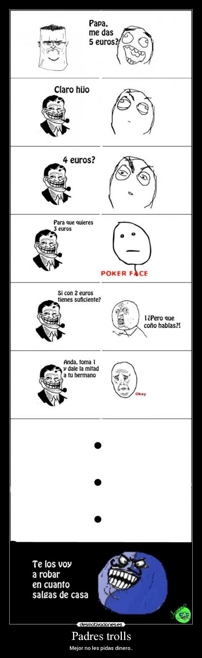Padres trolls - Mejor no les pidas dinero..