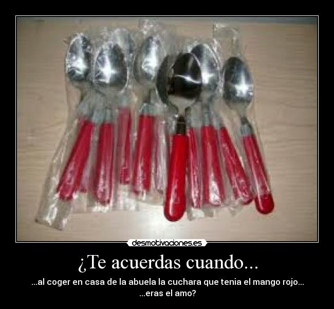 ¿Te acuerdas cuando... -