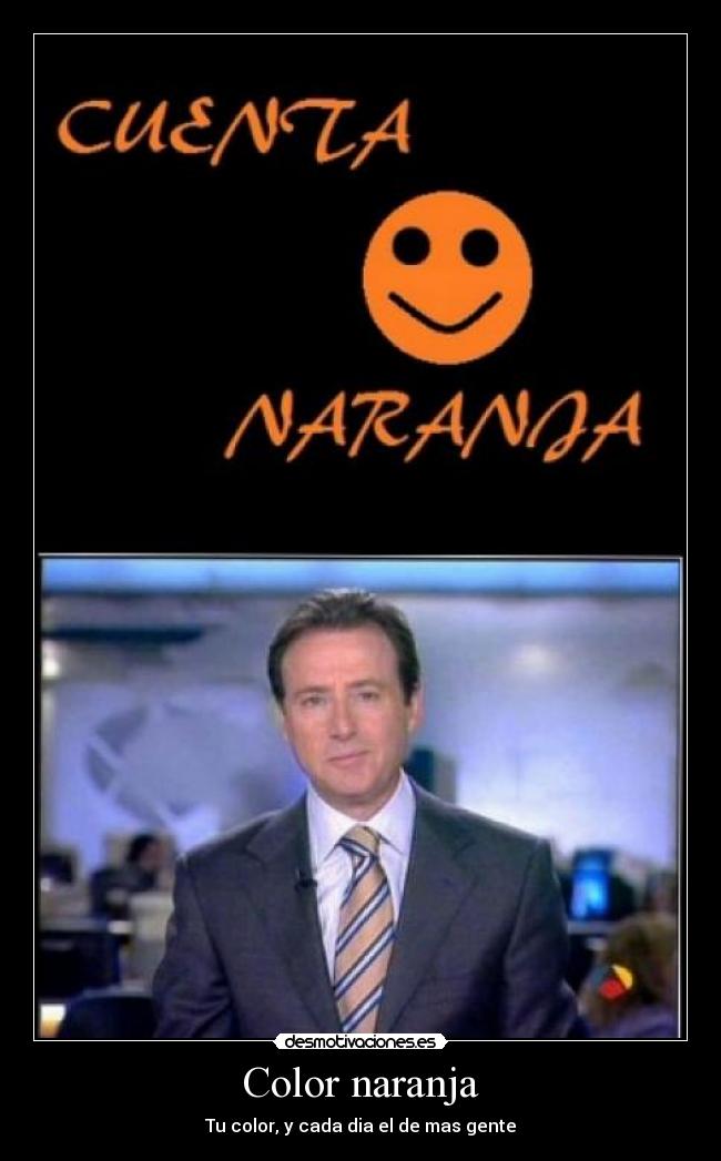 Color naranja -