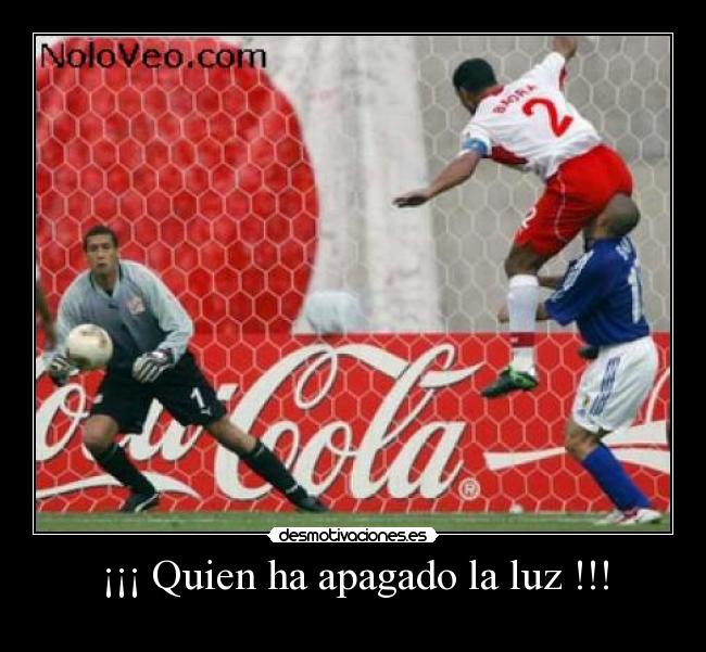 ¡¡¡ Quien ha apagado la luz !!! -