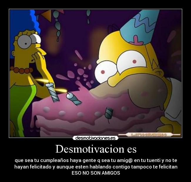 Desmotivacion es -