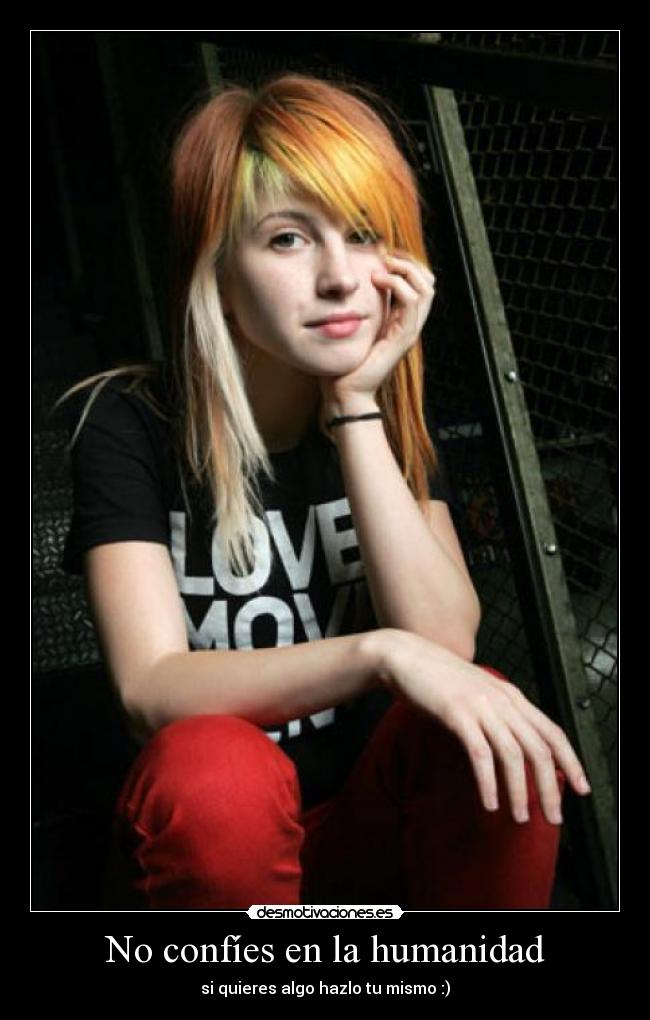 No confíes en la humanidad -
