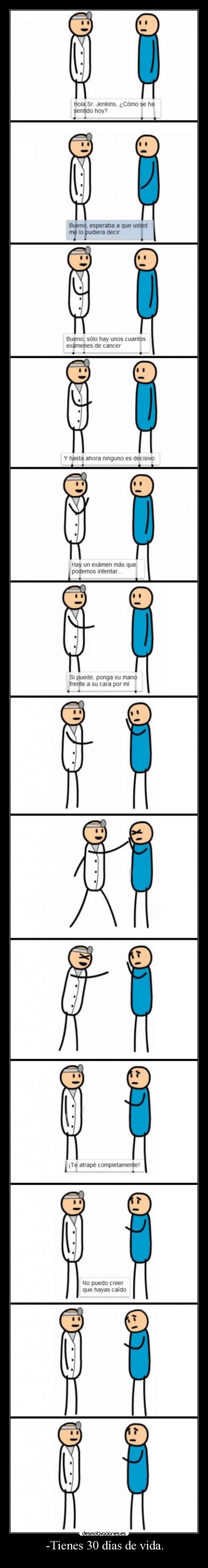-Tienes 30 días de vida. -
