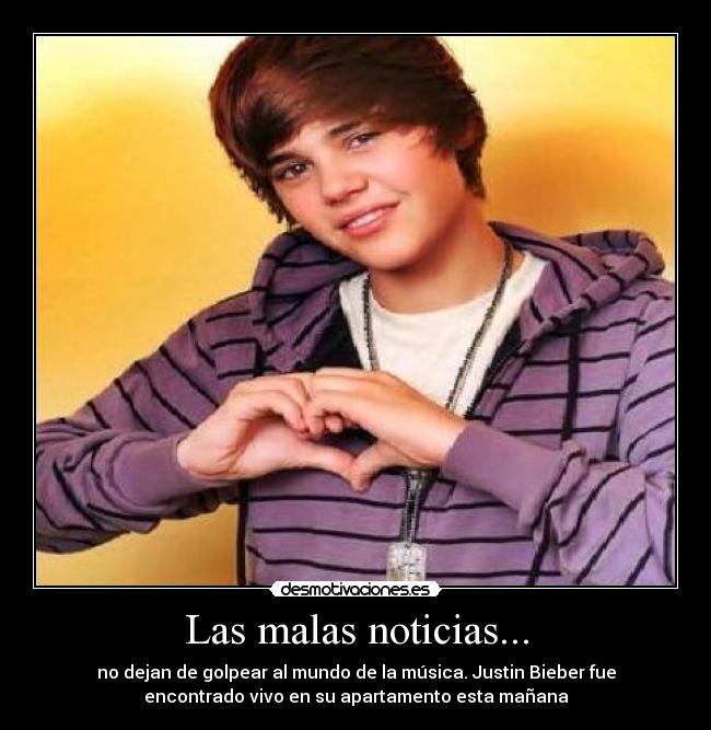 Las malas noticias... -