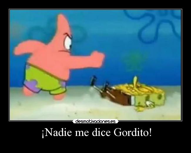 ¡Nadie me dice Gordito! - 