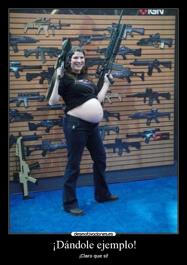 ¡Dándole ejemplo! - 