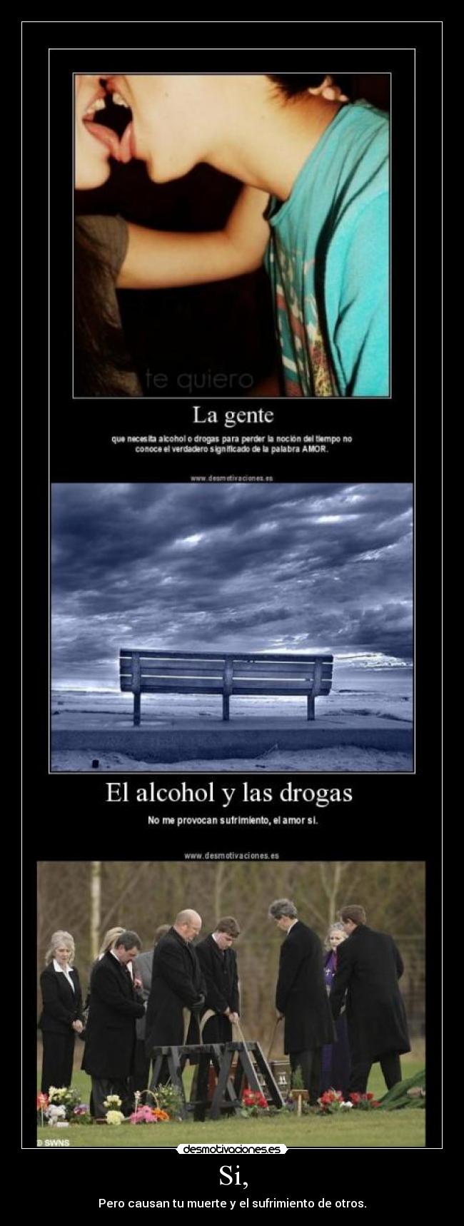 carteles drogas muerte amor tumba sufrir desmotivaciones