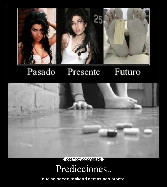 Predicciones.. - que se hacen realidad demasiado pronto.