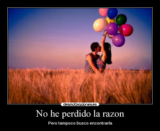 No he perdido la razon - 