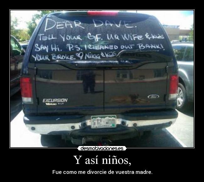 Y así niños, - 