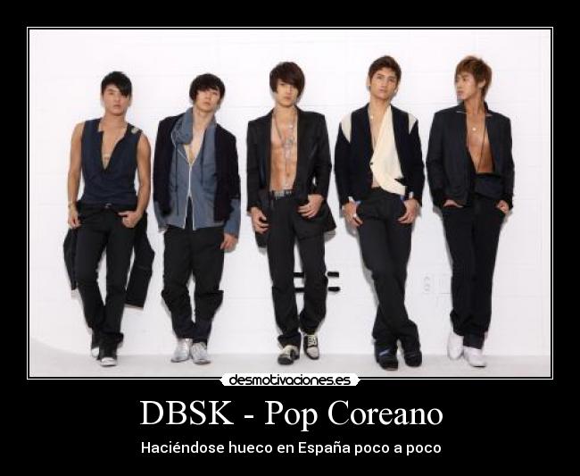 DBSK - Pop Coreano - Haciéndose hueco en España poco a poco