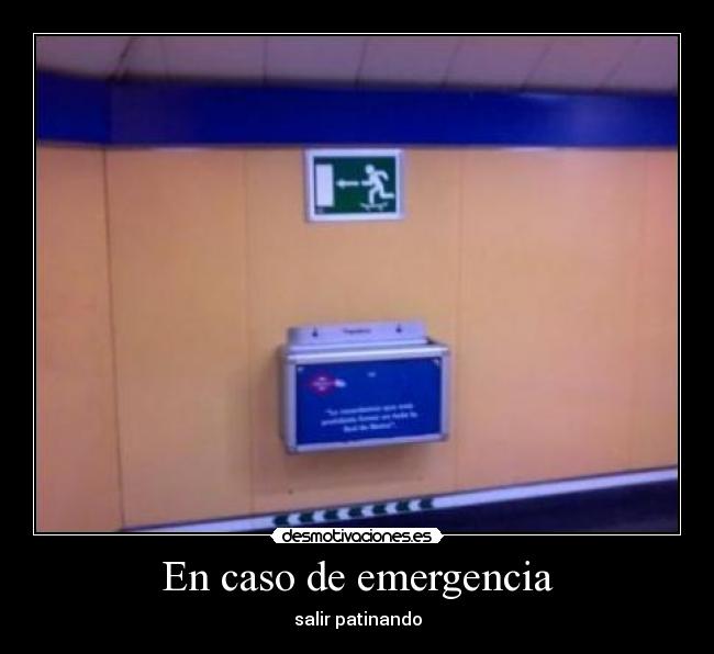 En caso de emergencia - 