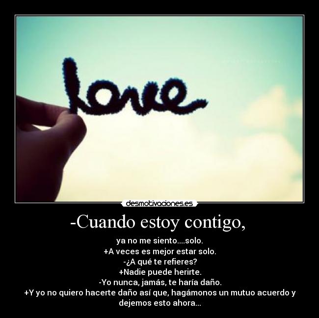 -Cuando estoy contigo,  - 