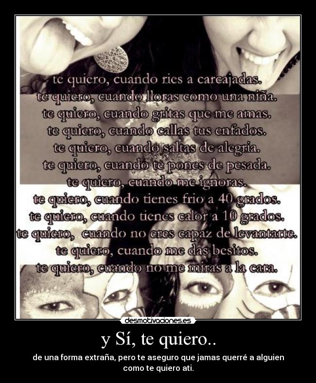 y Sí, te quiero.. - 
