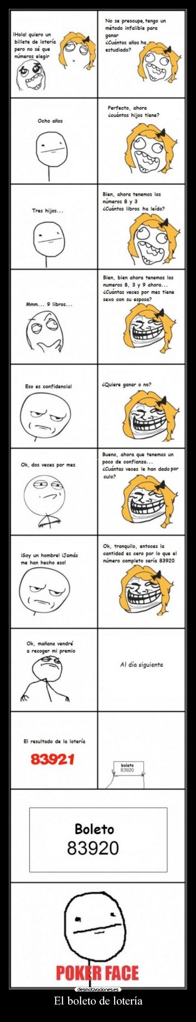 El boleto de lotería - 