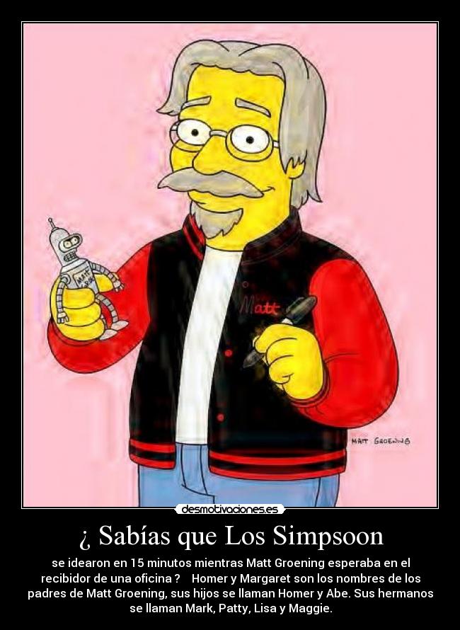 ¿ Sabías que Los Simpsoon - 