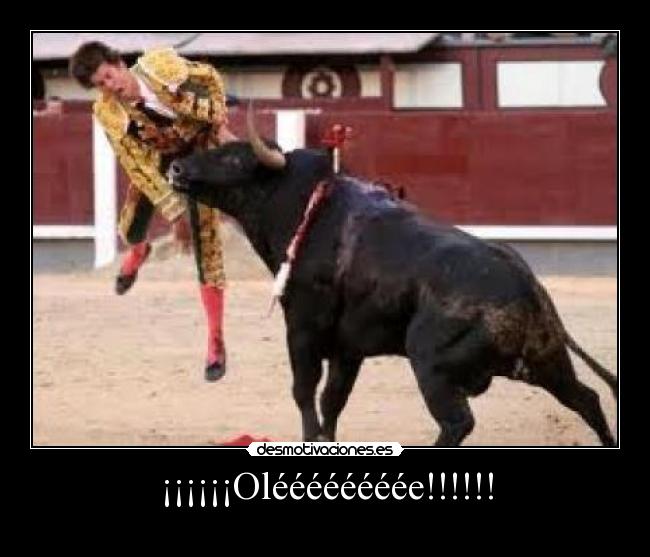 ¡¡¡¡¡¡Oléééééééée!!!!!! -