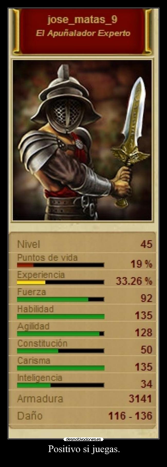 Positivo si juegas. - 