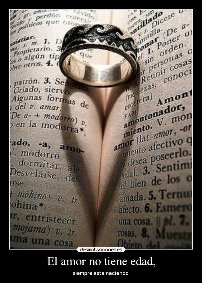 El amor no tiene edad, - 