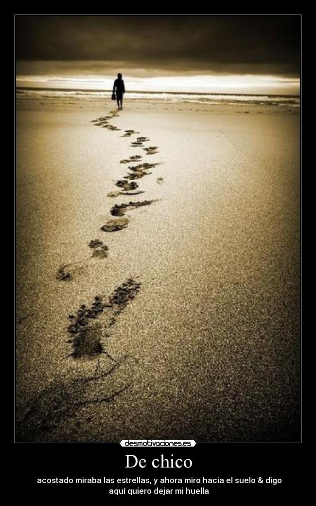 De chico -