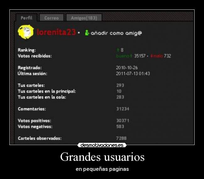 Grandes usuarios -