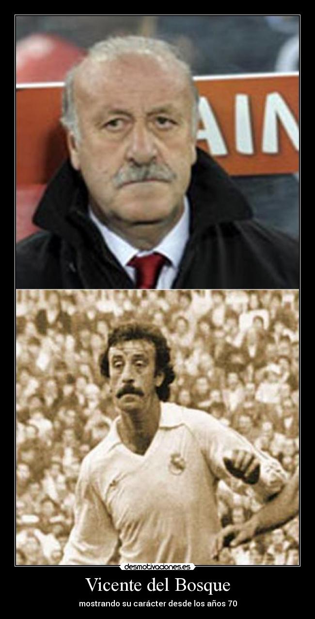 carteles vicente del bosque caracter anos desmotivaciones