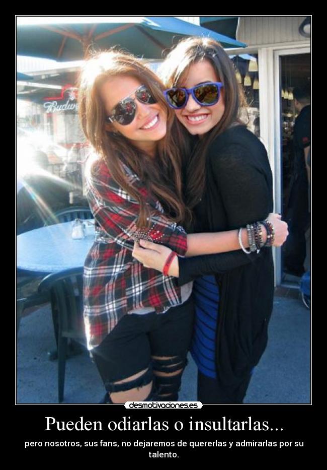 carteles miley demi fans desmotivaciones
