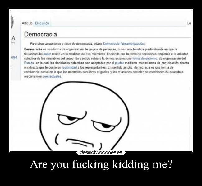 Are you fucking kidding me? - 