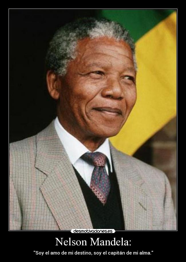 Nelson Mandela: - 