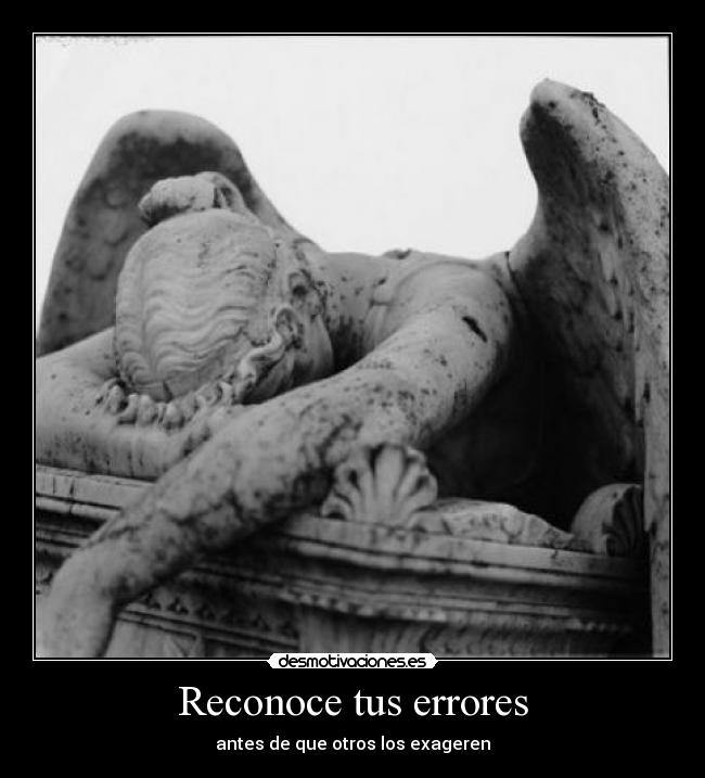 Reconoce tus errores - 