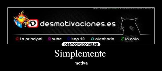 Simplemente  - motiva