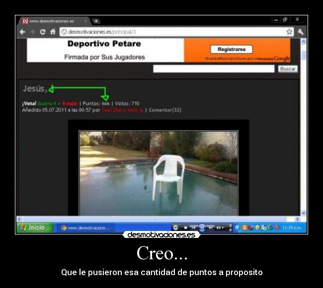 Creo... - Que le pusieron esa cantidad de puntos a proposito
