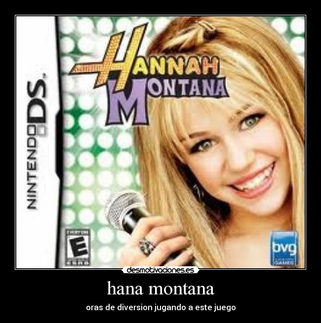 hana montana - oras de diversion jugando a este juego