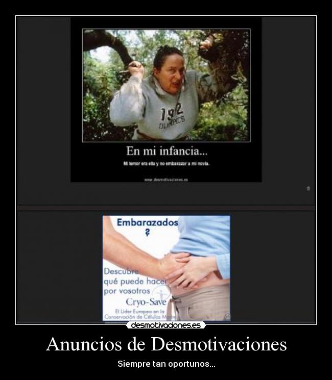 Anuncios de Desmotivaciones -