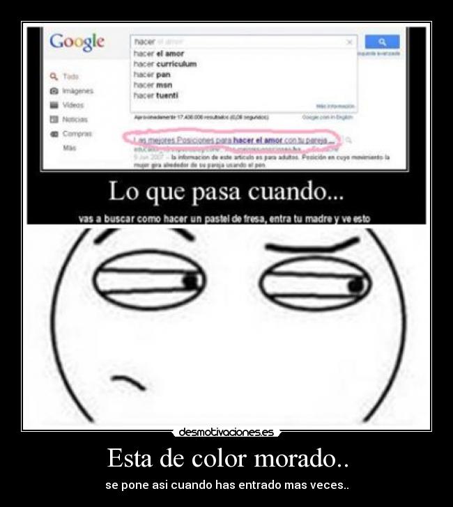 Esta de color morado.. - 