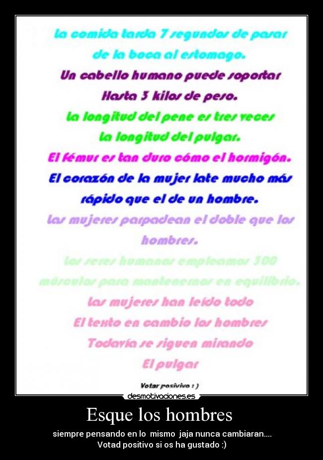 Esque los hombres -