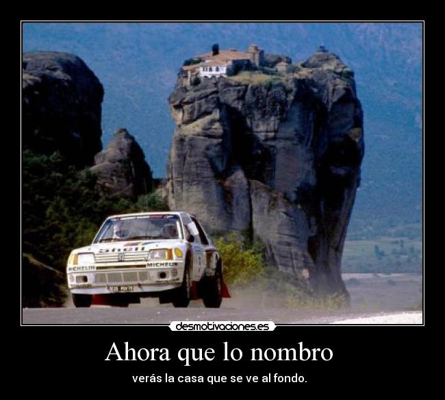 Ahora que lo nombro - verás la casa que se ve al fondo.