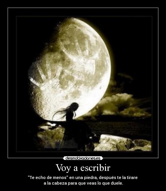 Voy a escribir - 