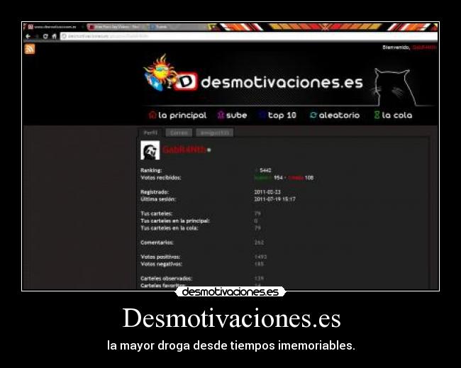 Desmotivaciones.es - la mayor droga desde tiempos imemoriables.