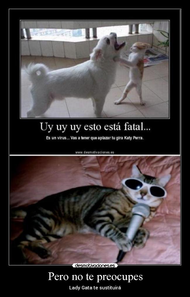 Pero no te preocupes -