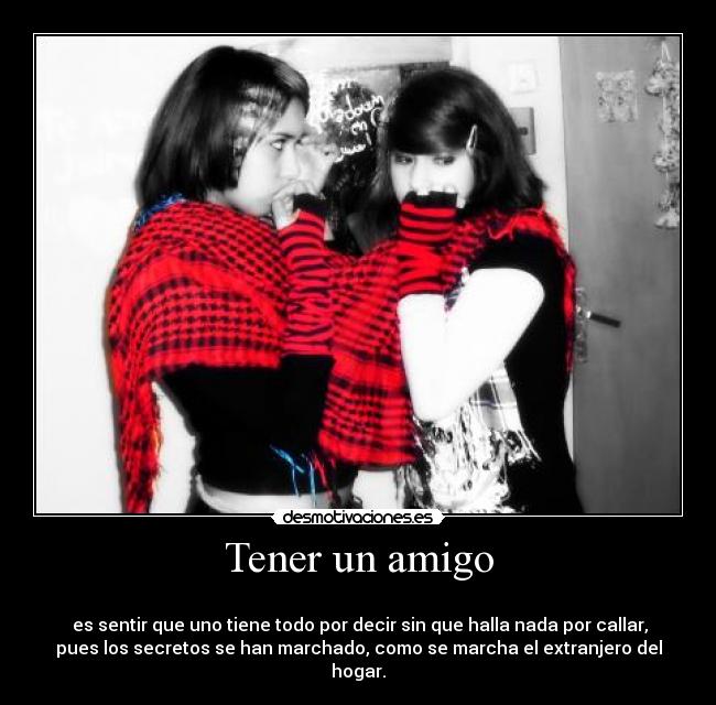 Tener un amigo - 