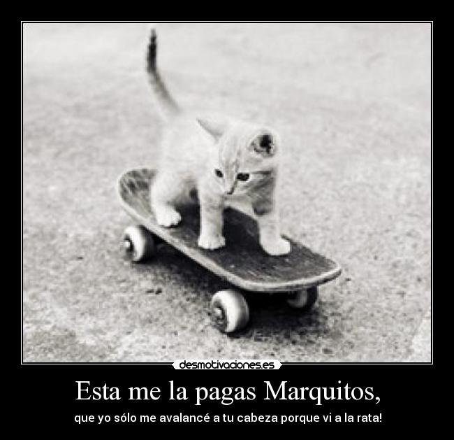 Esta me la pagas Marquitos, - 